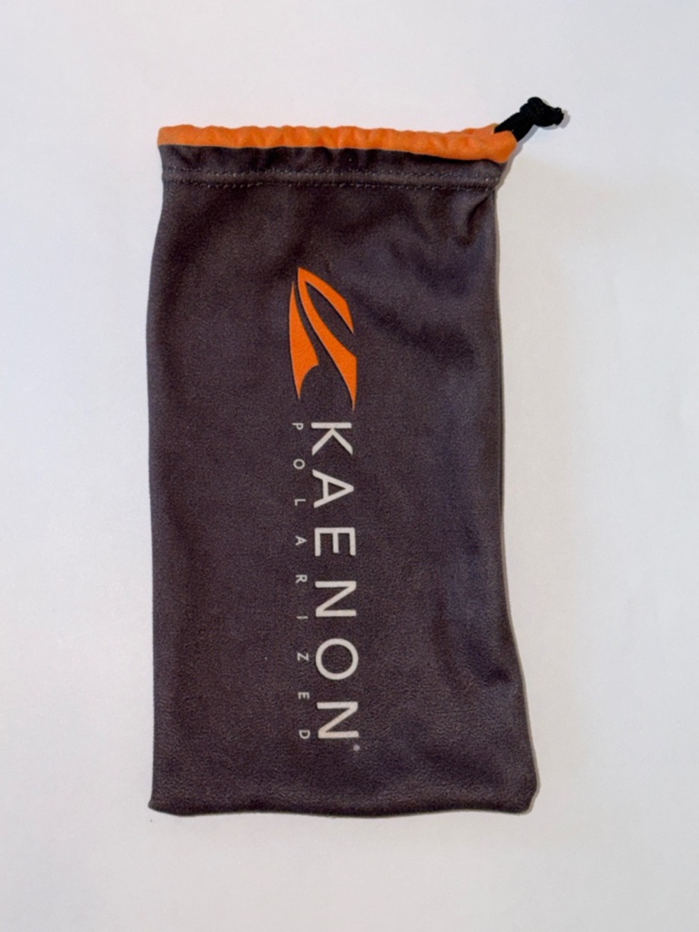 Kaenon Semi-Hard Sunglass Case and Microfiber Drawstring Pouch Orange Trim w/Box - Picture 8 of 13